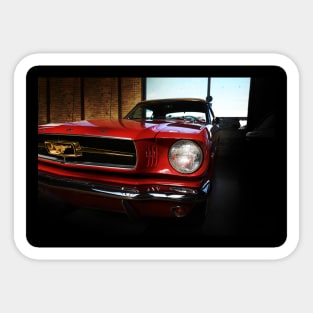 ford mustang classic car Sticker
